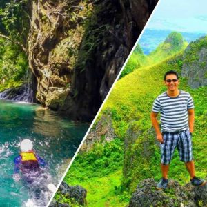 Badian Canyoneering + Osmeña Peak Day Tour pick-up and drop off Cebu City