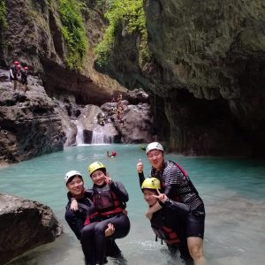 Badian Canyoneering pick-up and drop off Alegria