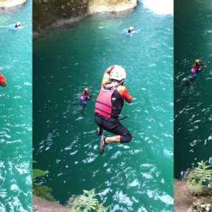 Kabutongan Falls Canyoneering pick-up and drop off Santander