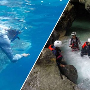 Whale Shark Watching + Badian Canyoneering Adventure pick-up and drop off Cebu City